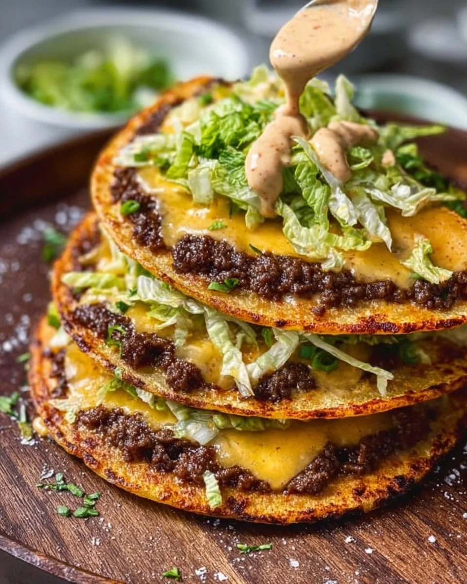 Big Mac Tacos | Crispy Smash Burger–Style Tacos with Special Sauce