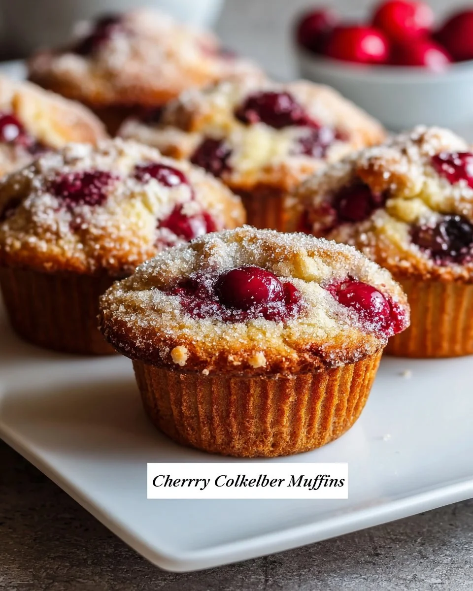 Cherry Cobbler Muffins: Cozy &amp; Delicious Summer Treat
