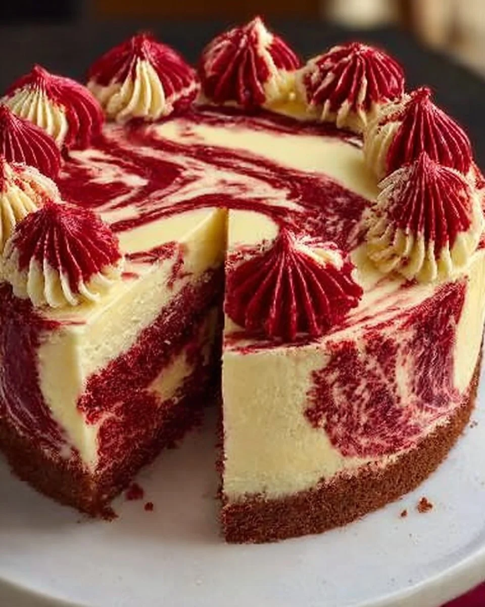 Create the Ultimate Red Velvet Cheesecake Swirl Cake Today!
