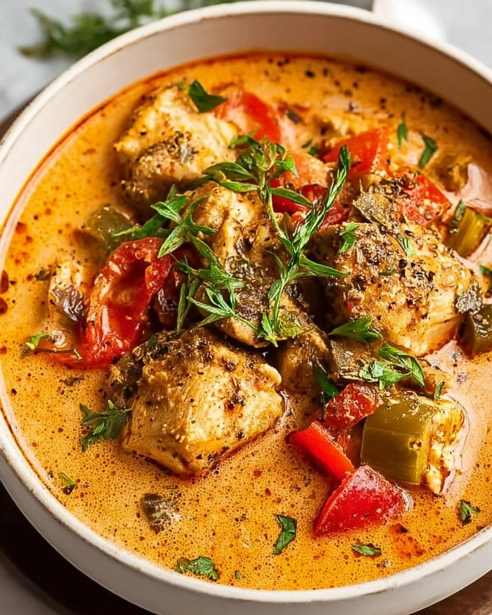 Hearty Creamy Cajun Chicken Soup: Flavorful &amp; Satisfying