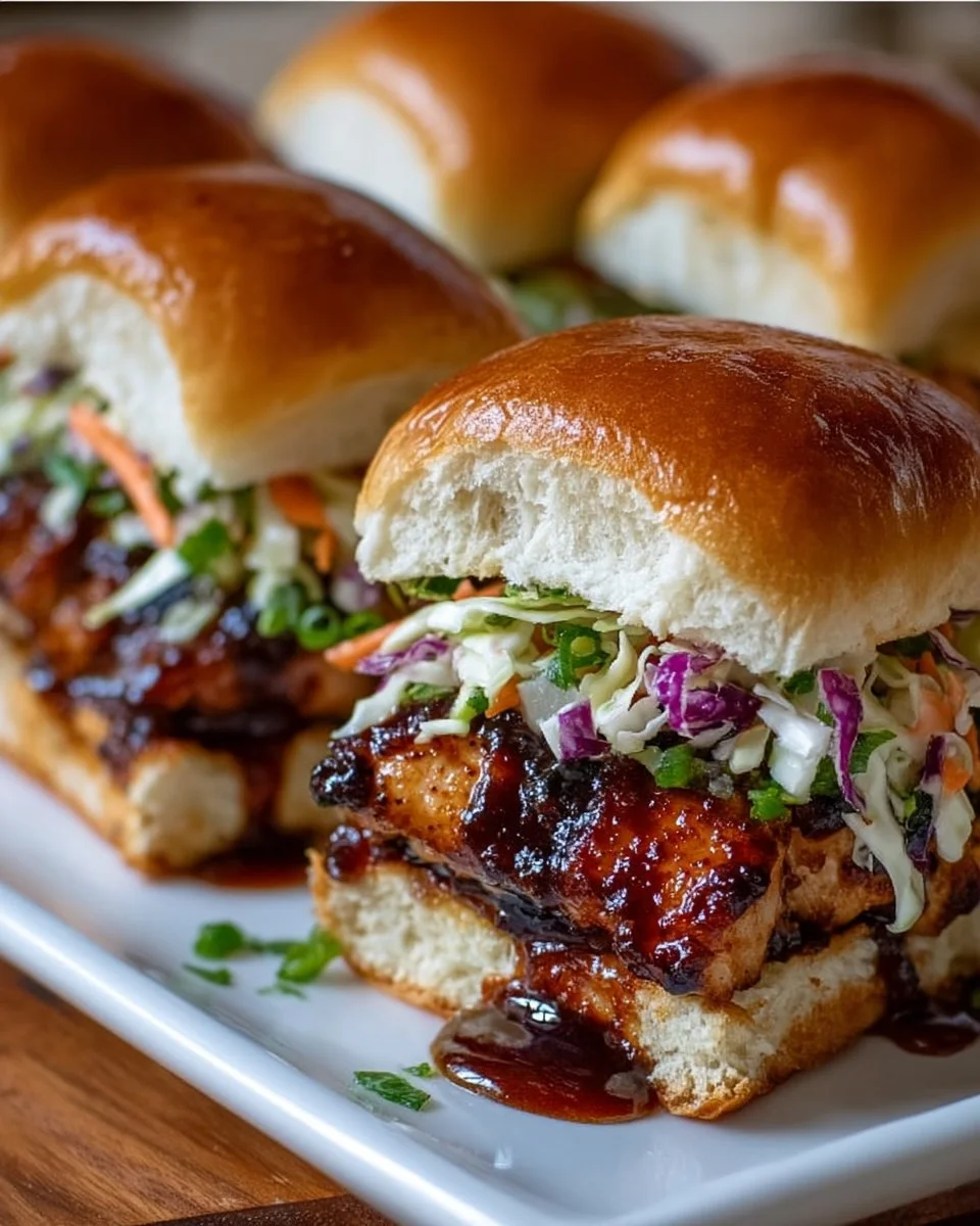 Honey Chipotle Chicken Sliders