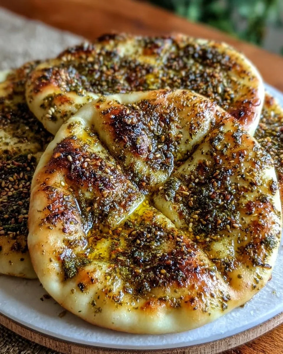 Lebanese Manakish with Za’atar