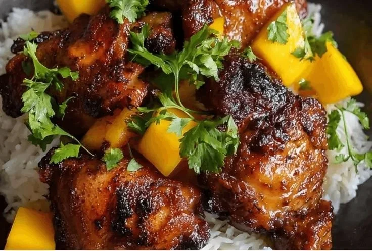 Mango Chicken Thighs