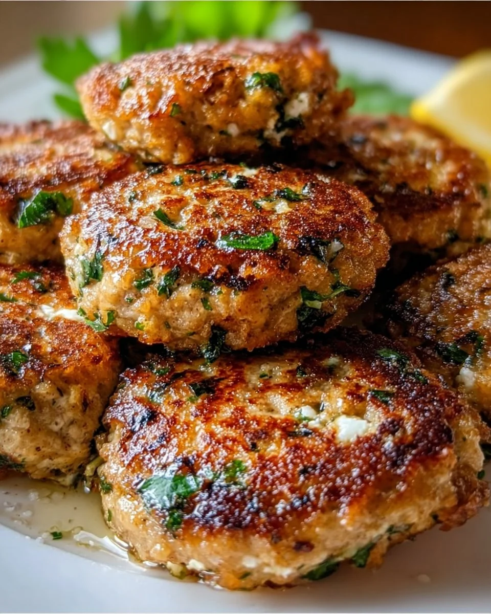 Mediterranean Chicken Patties