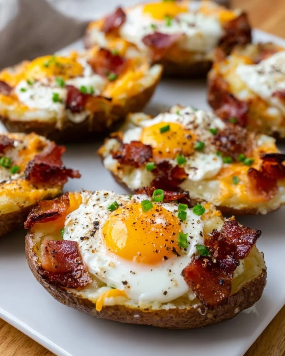 Show-stopping Twice Baked Loaded Breakfast Potatoes — Breakfast To Impress